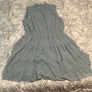 Sleeveless green flowy dress size XL